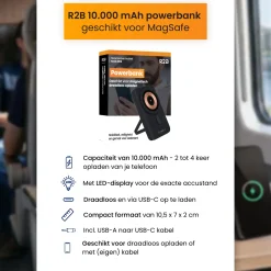 R2B Powerbanks|Powerbanks>MagSafe Powerbank 10000 mAh - Draadloos
