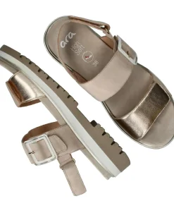 Ara Sandalen & Slippers|Wandelsandalen<Malaga S Sandalen Dames Beige