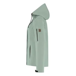 Travelin' Softshell Jassen|Winterjassen<Malika Dames - Softshell Jas - Waterdicht Groen