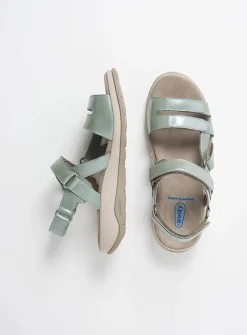 Wolky Sandalen & Slippers|Wandelsandalen<Manilla - Sandalen dames Lichtgroen