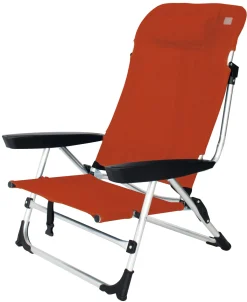 Eurotrail Campingstoelen<Marbella Strandstoel met Ligstand Rood