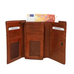 DAMES Bear Design Portemonnees>Marit - Overslagportemonnee - Dames - 13 pasjes