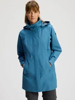 Human Nature Zomerjassen|Waterdichte Jassen<Marley - Parka dames Staalblauw