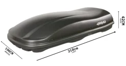 Farad Dakkoffers<Marlin Dakkoffer N7 - 680 liter Antraciet