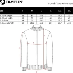 Travelin' Truien<Marte Dames - Outdoortrui - Hoodie Roze