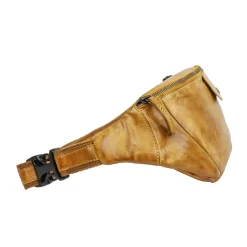 Bear Design Heuptassen|Rugzakken & Tassen>Matt - Leren heuptas - Crossbody
