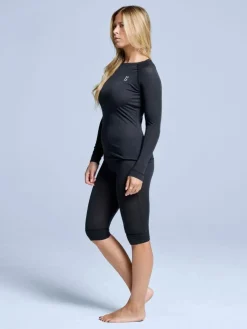 DAMES Poederbaas Thermo Ondergoed|Thermobroeken>Merino- Dames -3/4 Thermolegging