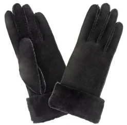 Glove Story Handschoenen<Merino - Dames handschoenen - Lamsleer/Wol Zwart