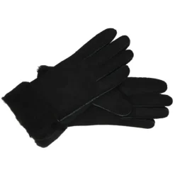 Glove Story Handschoenen<Merino - Dames handschoenen - Lamsleer/Wol Zwart