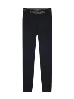 Poederbaas Thermo Ondergoed|Thermobroeken<Merino - Dames - Thermolegging Zwart