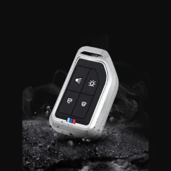 Dutch Shield Autosleutelhoesjes>Metalen Sleutelhoesje voor Volvo Truck - 4 knoppen