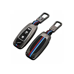 Dutch Shield Autosleutelhoesjes>Metalen Sleutelhoesje voor Suzuki grijs A3B