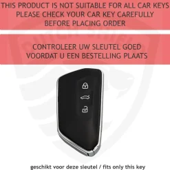 Dutch Shield Autosleutelhoesjes>Metalen Sleutelhoesje VW - Skoda - Seat - Cupra G3