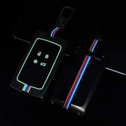Dutch Shield Autosleutelhoesjes<Metalen Sleutelhoesje voor Mitsubishi grijs B