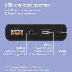 Imoshion Powerbanks|Powerbanks>Mini Powerbank 10.000 mAh
