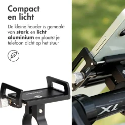 Imoshion Fietstelefoonhouders|Fietstelefoonhouders<Mini Telefoonhouder Fiets - Verstelbaar