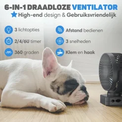 Vulpes Goods Ventilators<Mini USB Ventilator PRO - Oplaadbaar - Geruisloos