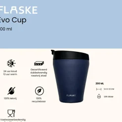 Flaske Bekers & Glazen<200ML RVS Koffiebeker to Go