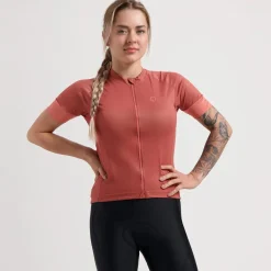 Rogelli Fietsshirts<Modesta - Fietsshirt Korte Mouwen - Dames Blue-Coral