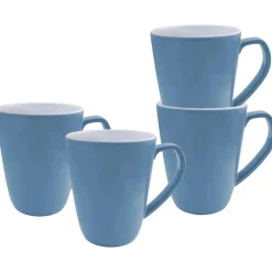 Bo-camp Bekers & Glazen>Mok L Two-tone Melamine 4 Stuks