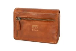 Bear Design Portemonnees<Nina - Leren overslagportemonne - 9 pasjes