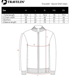 Travelin' Truien<Njord Heren - Outdoor overshirt Marineblauw