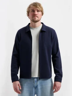 Travelin' Truien<Njord Heren - Outdoor overshirt Marineblauw
