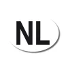 Tcp Markeringsborden & -Signalen>NL sticker wit