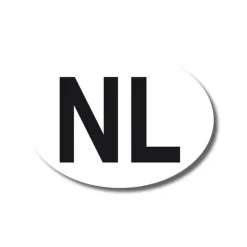 Tcp Markeringsborden & -Signalen>NL sticker wit