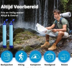 Noodradio Noodpakketten<Noodpakket L met Powerbank--Waterfilter