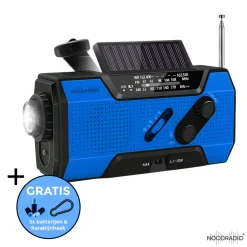 Noodradio Audio|Noodradio'S>® Solar Opwindbaar Met Batterijen