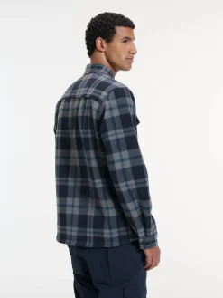Human Nature Overhemden Met Lange Mouw<Olev - Gevoerd overshirt heren Navy