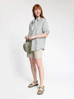 Human Nature Blouses<Olivia - Blouse dames Donker Groen