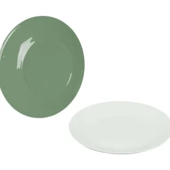 Bo-camp Serviezen>Ontbijtbord Two-Tone Melamine 4 Stuks