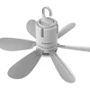 Eurotrail Ventilators>Oplaadbare Plafondventilator Met Lamp