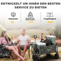 Packaway Bolderkarren|Bolderkarren>Opvouwbare Bolderkar 80KG