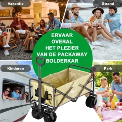 Packaway Bolderkarren|Bolderkarren>Opvouwbare Bolderkar 80KG
