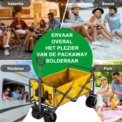 Packaway Bolderkarren|Bolderkarren<Opvouwbare Bolderkar 80KG Oker