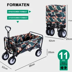 Packaway Bolderkarren|Bolderkarren<Opvouwbare Bolderkar 70KG – Abstract