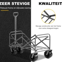 Packaway Bolderkarren|Bolderkarren<Opvouwbare Bolderkar 80KG – Pastel