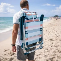 Hem Campingstoelen|Ligbedden<Opvouwbare strandstoel verstelbaar
