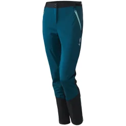 Löffler Afritsbroeken|Lange Broeken<Outdoorbroek dames Touring Pace Teal Blauw
