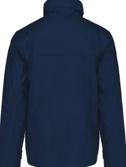 Kariban Waterdichte Jassen|3-In-1 Jassen<Outdoor Jas met Afritsbare Mouwen – Waterdicht Donker Blauw