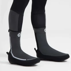 Rogelli Fietsoverschoenen<Overschoenen Wielrennen - HI VIS Zwart