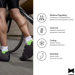 Xtreme Sokken|Sokken<3 paar - Quarter - Fietssokken Wit