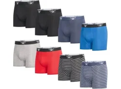 Heren Cappucchino Ondergoed>8-Pack Heren Boxers - Maat S