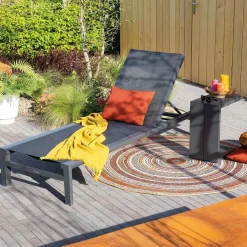 Garden Impressions Campingstoelen|Ligbedden<Palmas grijze Ligbed