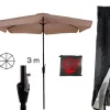 Cuhoc Parasols & Windschermen|Parasols & Windschermen>Parasol Ecru 3m + Redlabel Parasolhoes