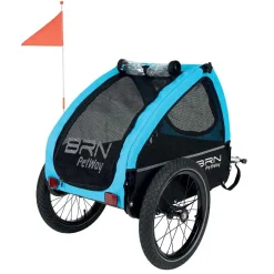 Brn Fietskarren<PetWay honden trolley maat S