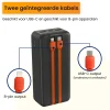 R2B Powerbanks|Powerbanks>Powerbank 30000 mAh met Ingebouwde Kabels